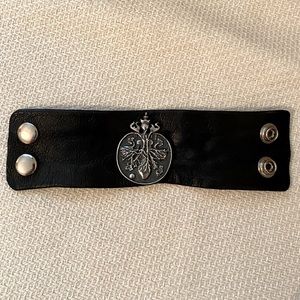 Tree of Life Leather Cuff